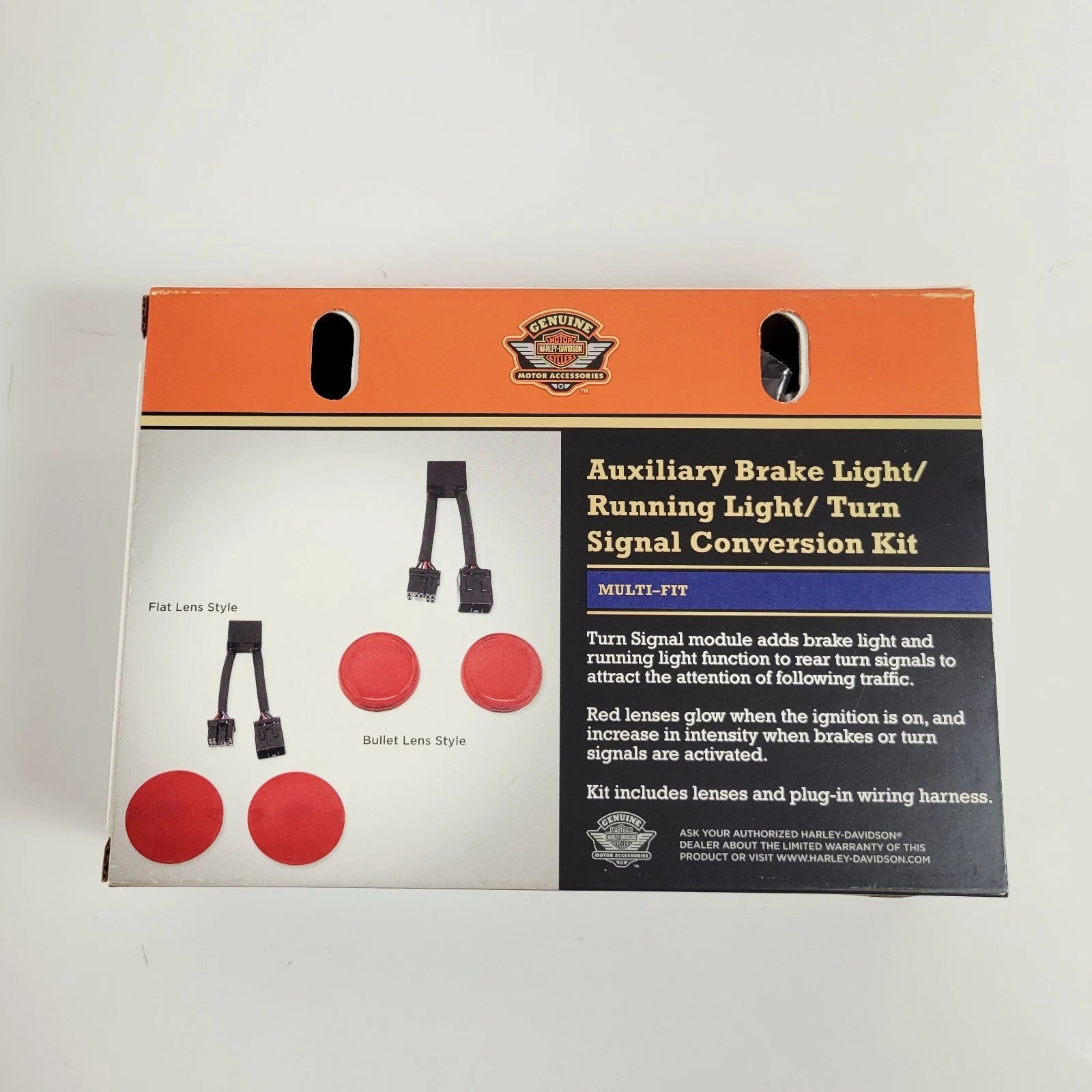 Red Bullet Run/Brake/Turn Conversion Kit for Harley-Davidson XL (2014–2023) 69200765