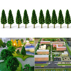 50Pcs 5.8cm Model Trees for HO Scale Train Railroad Diorama Landscape