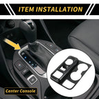 Carbon Fiber Gear Shift Frame Panel Cover Trim for Ford Maverick (2022–2024)