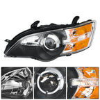 Headlight Assembly for Subaru Legacy/Outback (2005–2007) Left + Right