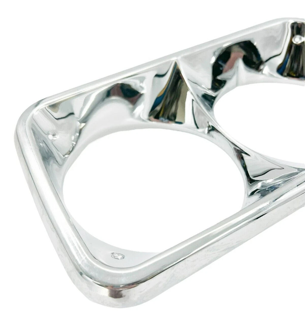 Headlamp Bezel Chrome Front Left Right Pair for 1969–1972 GMC Pickup Truck