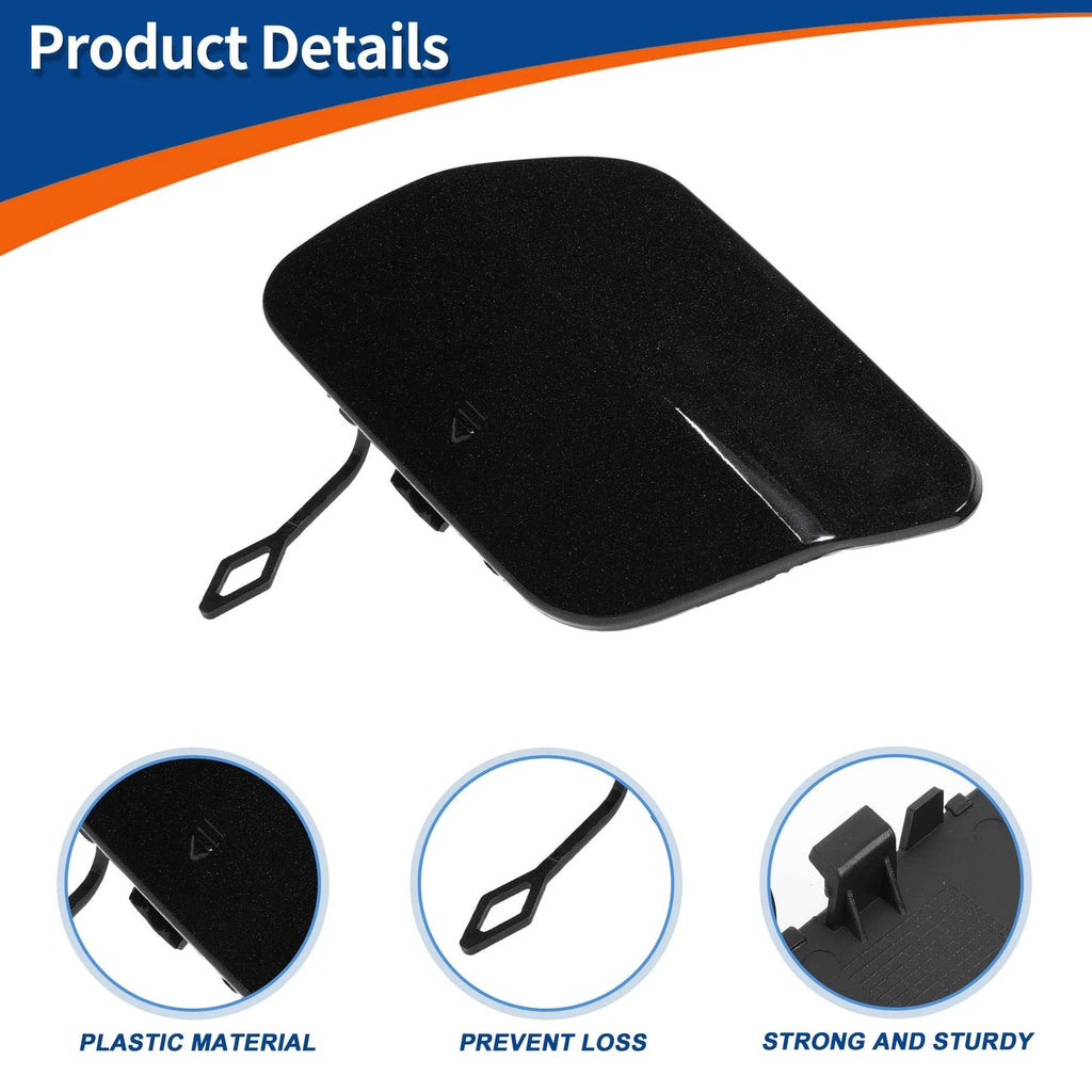 Rear Bumper Tow Hook Cover for Mercedes-Benz (A2058850224) Graphite Gray