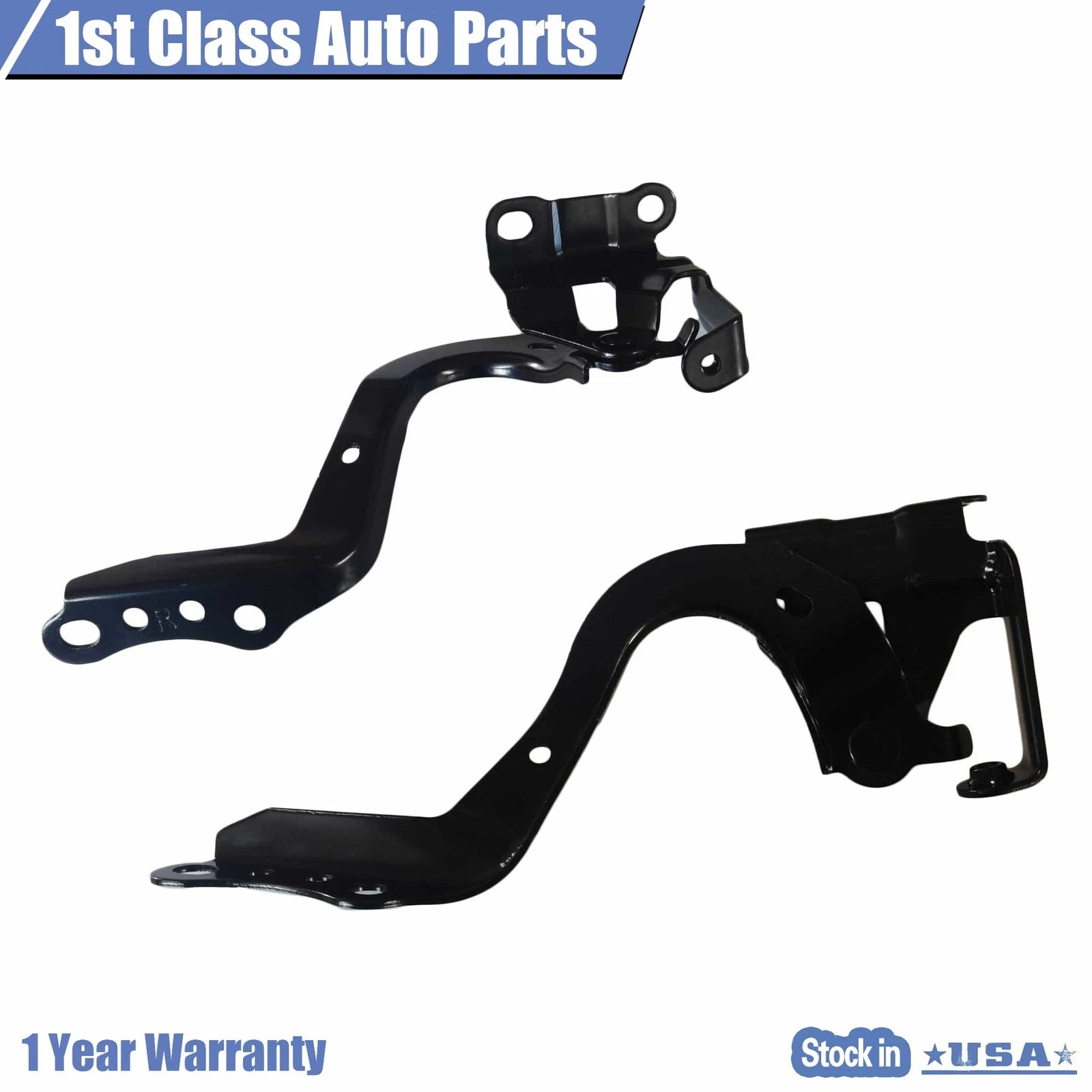 Set of 2 Hood Hinges for Toyota Prius (2016–2022)