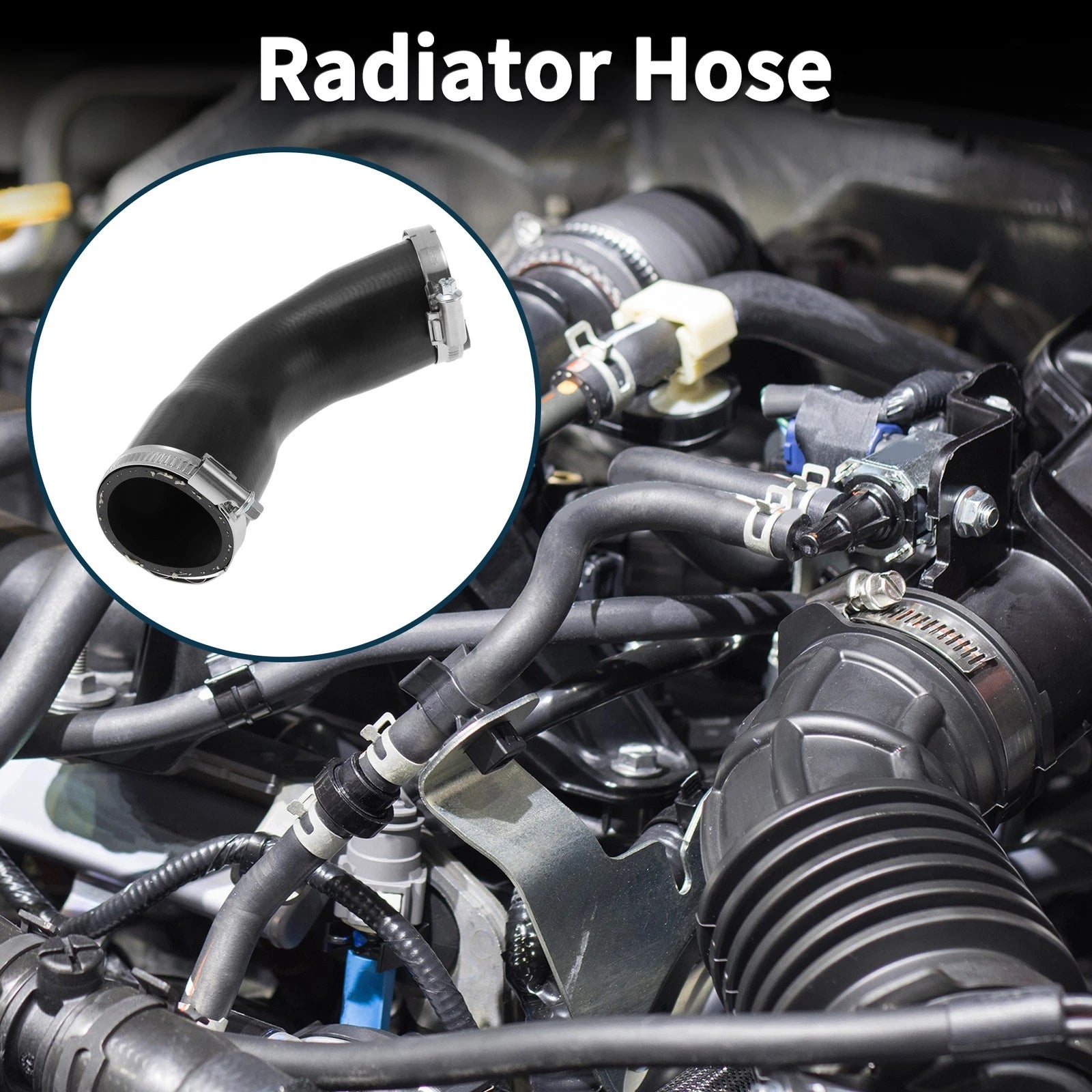 Radiator Hose for BMW 3 Series E46 (1999–2005) No. 11612247903, Boost Hose Black