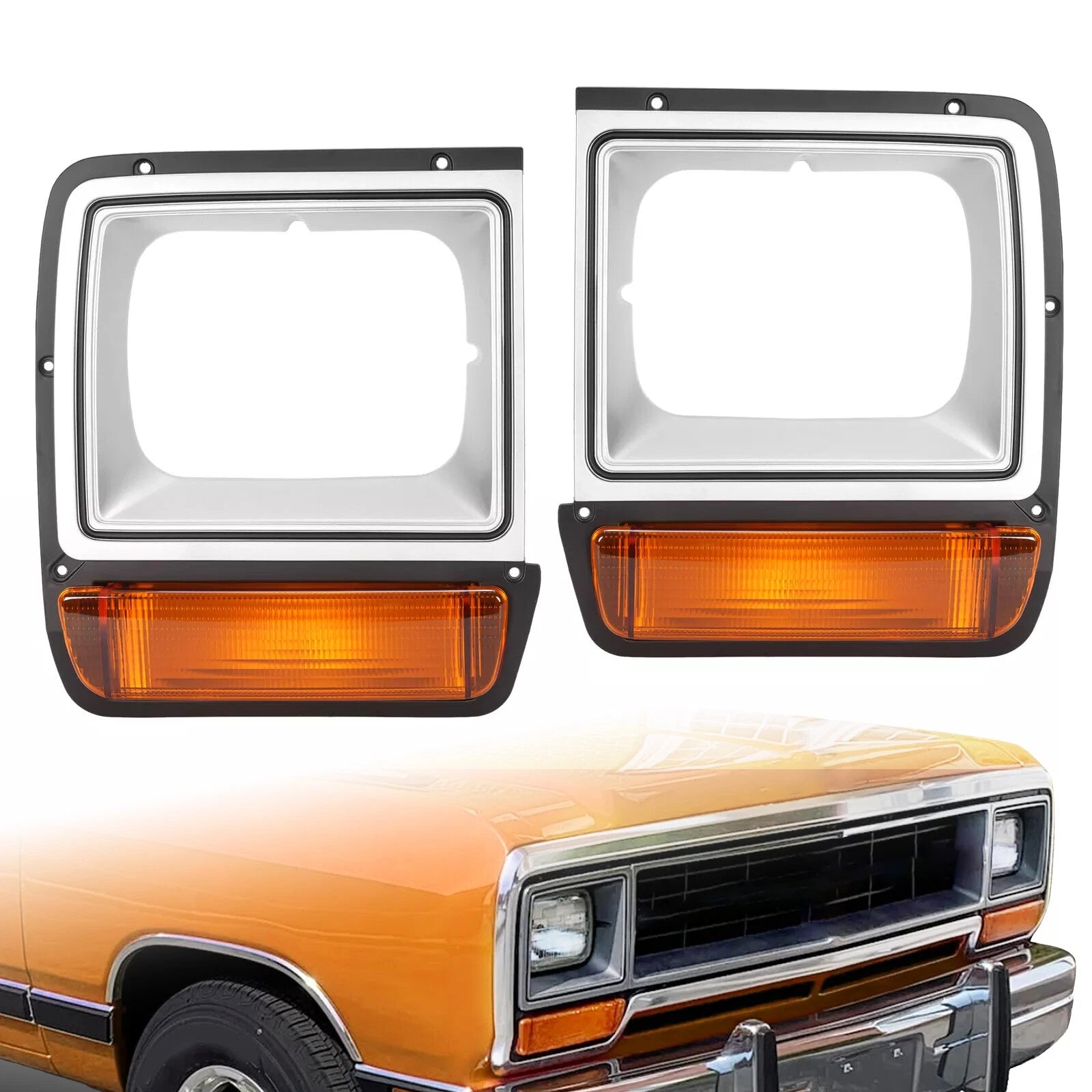 Headlight Bezel for Dodge Pickup Truck (1986–1990)