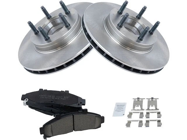 Front Brake Pad and Rotor Kit for Mazda B3000 4WD (1995–1996) GJ137GG