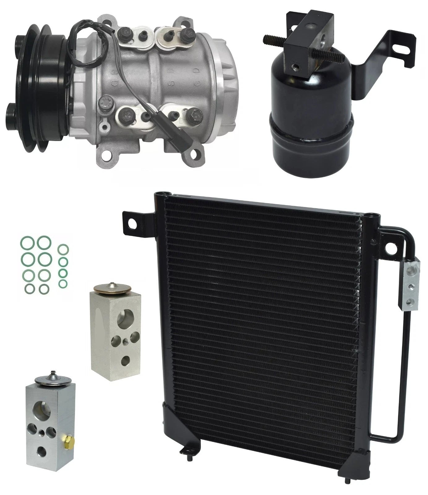 A C Compressor Kit With Condenser for Plymouth Voyager 2.5L (1989–1989)