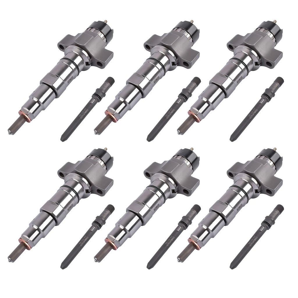Set of 6 Fuel Injectors for Cummins ISL ISC
