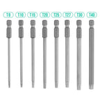 Torx Screwdriver Bit Set for AU Models (Extra Long, Magnetic Head)