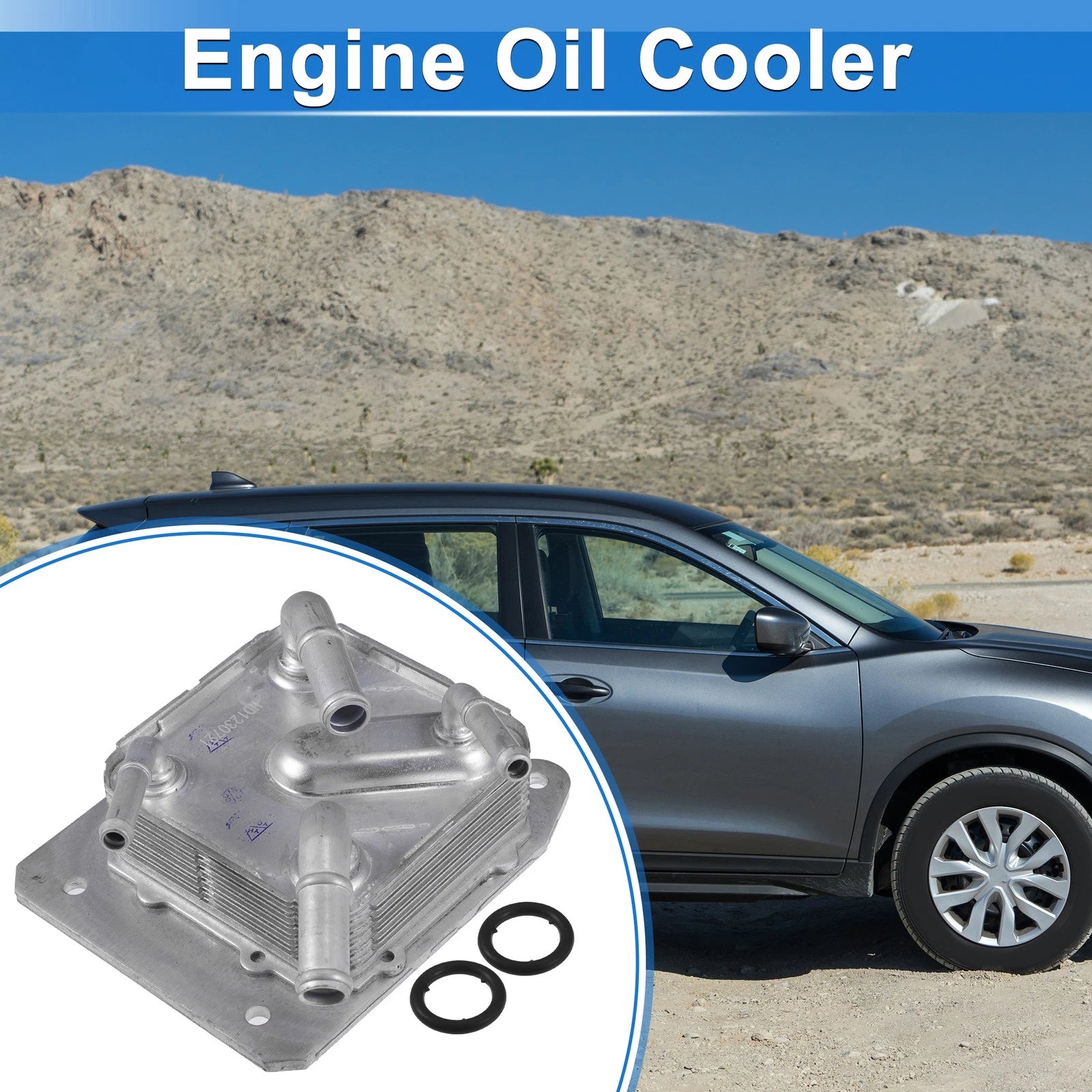 Engine Oil Cooler with Seals for Nissan Altima Maxima (2002–2018) No. 2160628X0B