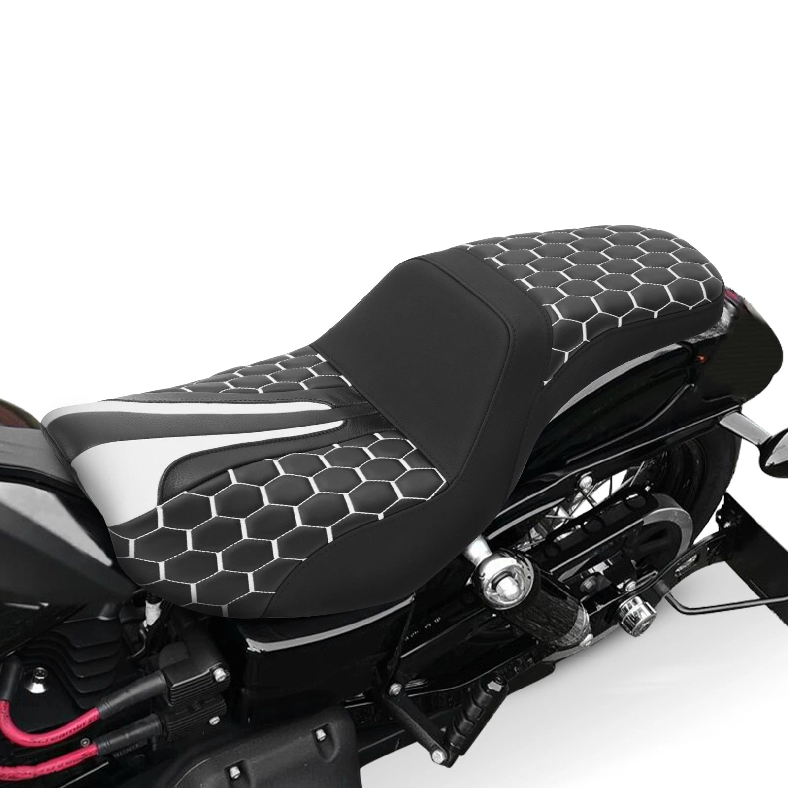 Passenger Seat for Harley Dyna Super Glide Low Rider (2006–2017)