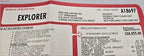 Original Dealer Window Sticker for Ford Explorer 4x4 (2002)