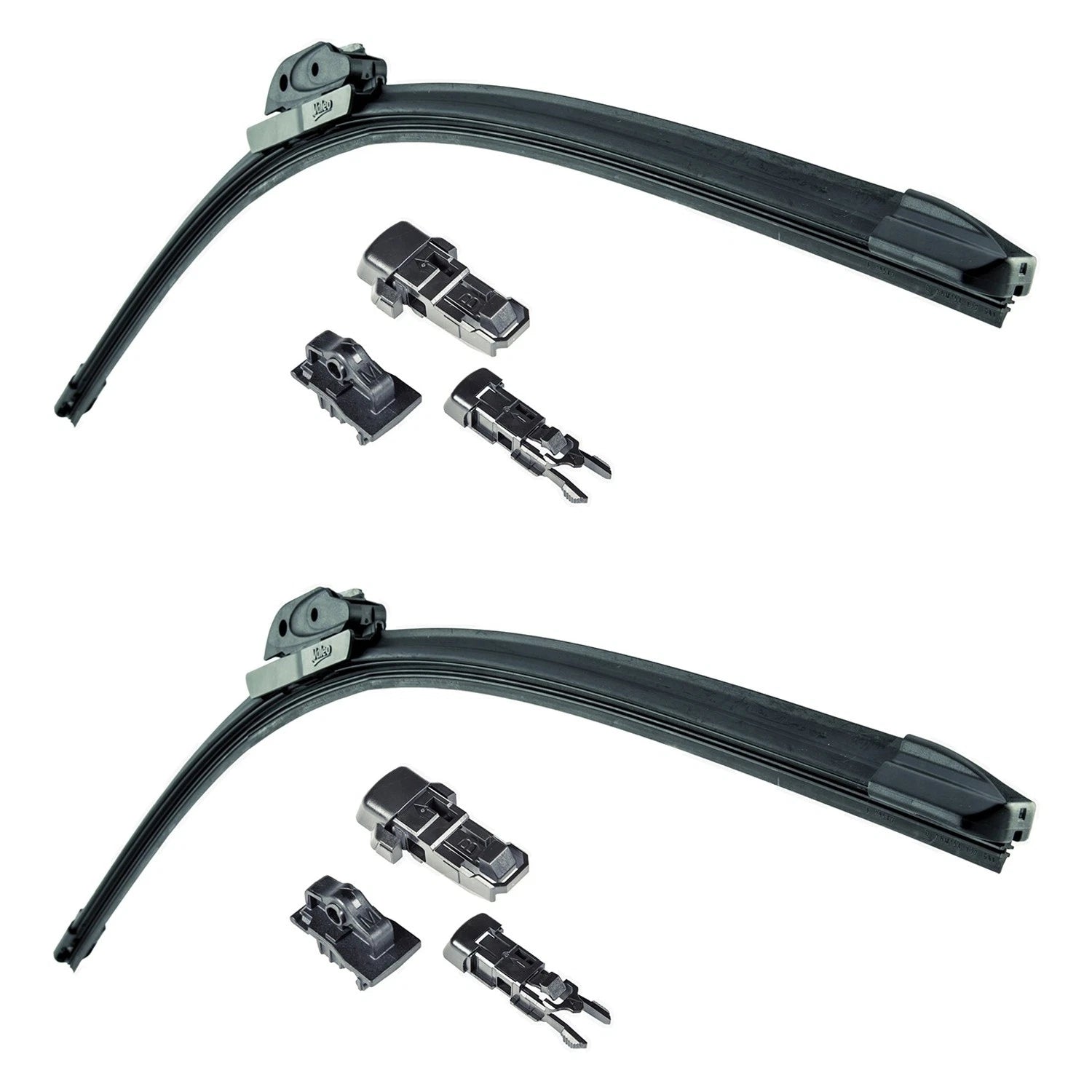 2X Valeo 22" LH & 18" RH Windshield Wiper Blades for
