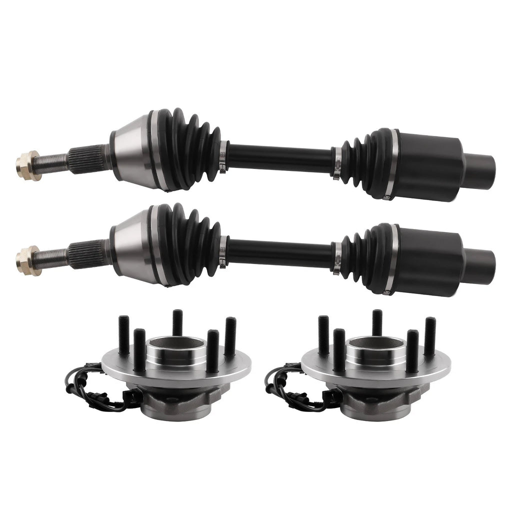 CV Axle Shaft + Wheel Bearing Hub for Ram 1500 (2012–2018)