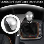 6 Speed Manual Gear Shift Knob for Hyundai IX35 (2009-2015) - Faux Leather Black