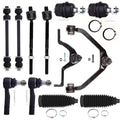 Set of 12 Front Upper Control Arm Tie Rod Ends for Ford Explorer Sport Trac (2001–2005)