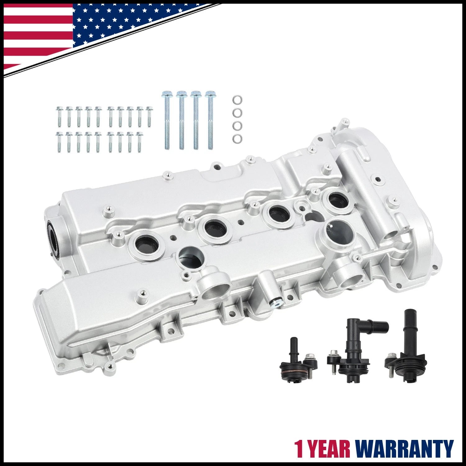 Aluminum Valve Cover for Cadillac ATS CT6 CTS 2.0L Turbo (2013–2019)