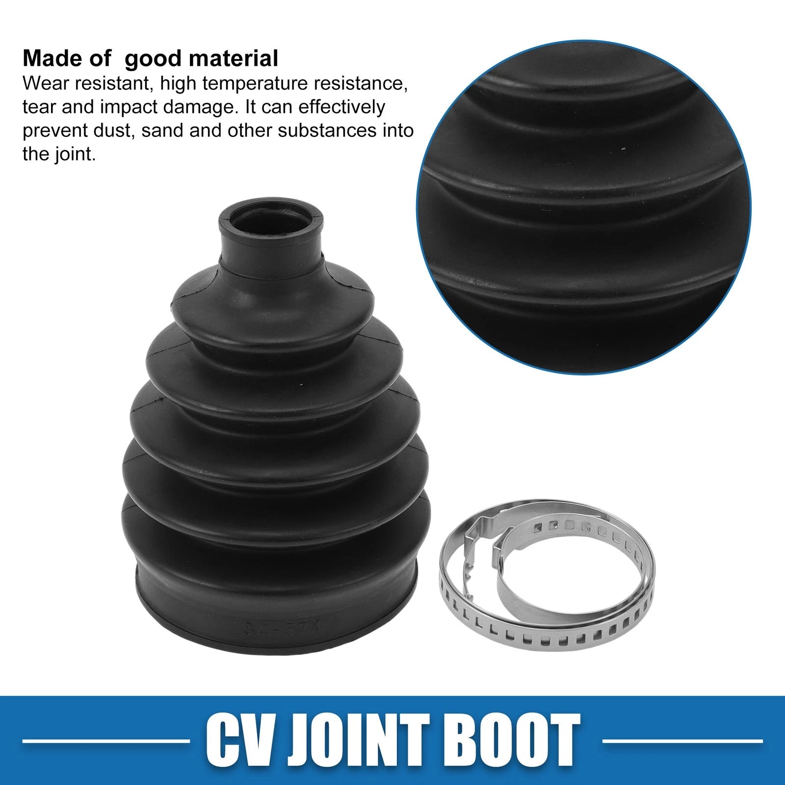 Outer CV Joint Boot Kit with Clamps for Audi Q5 (2013–2017) 8R0498203
