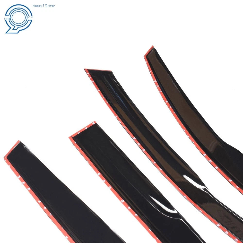 Set of 4 Window Visor Deflectors for Mazda 3 Hatchback (2004-2009)