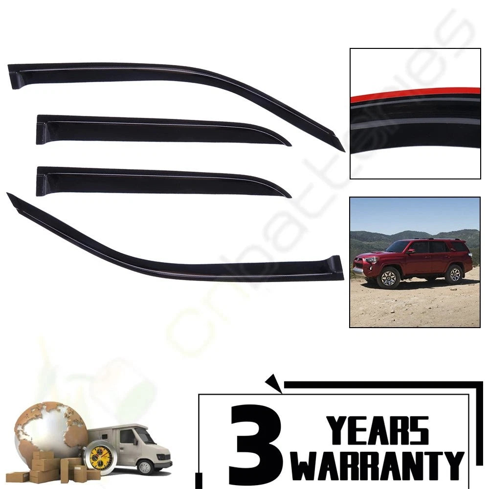 4pc Vent Window Visor for Toyota 4Runner (1996–2002)