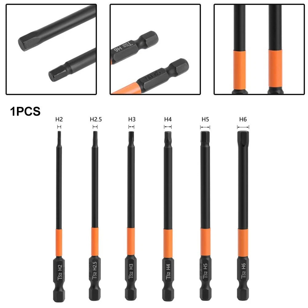 Hex Head Electric Wrench Drill Bits Set for Metric Electric Screwdriver