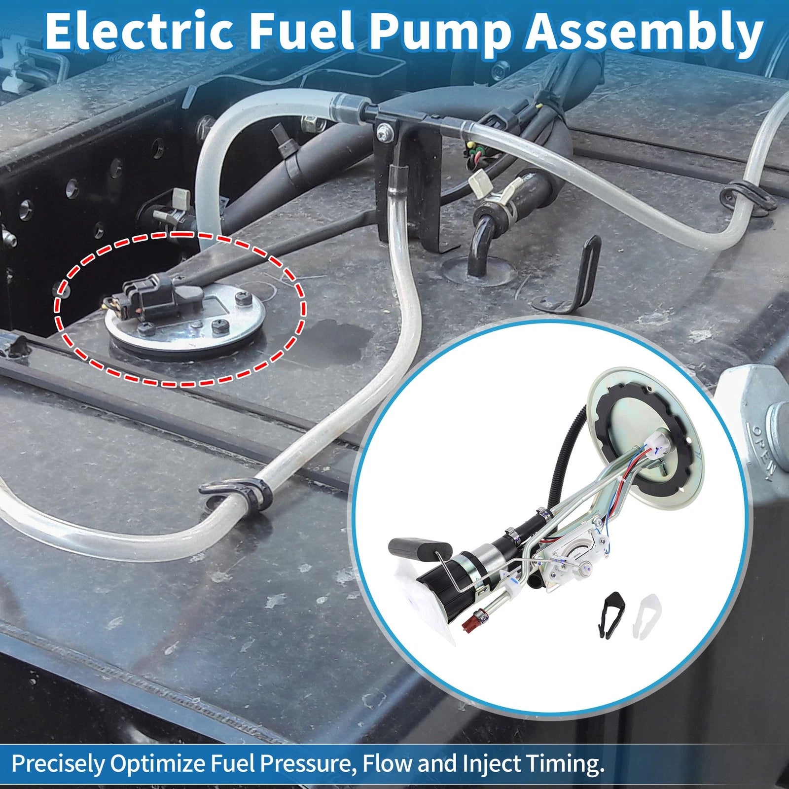 Electric Fuel Pump Assembly No.E2237S for Ford F-150 F-250 (1999–2003)