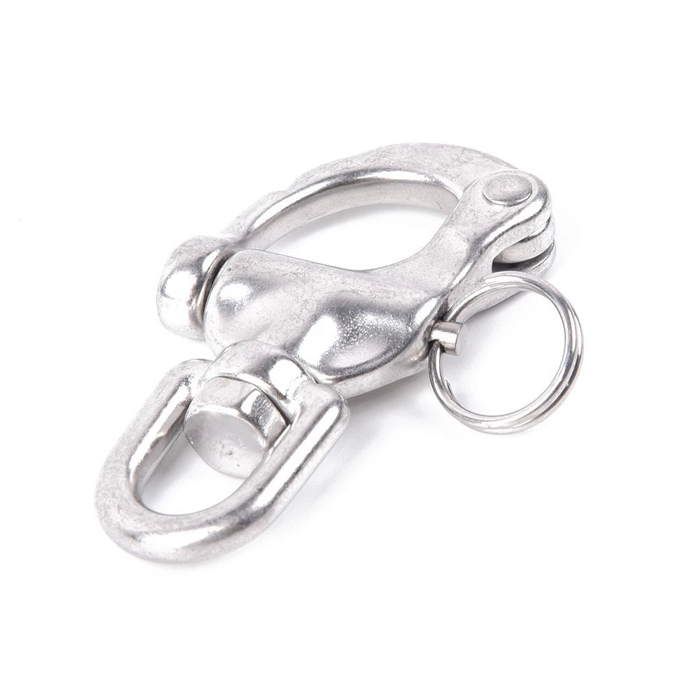 Snap Shackle for Marine Use - 70mm Marine Grade 316 Stainless Steel