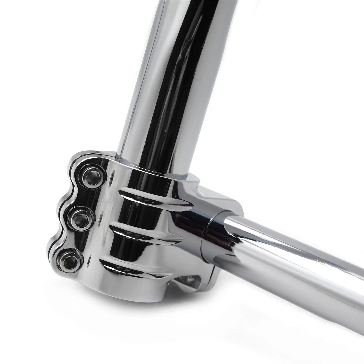 Adjustable 1 1/4" Pullback Handlebars 14" Chrome for Harley Touring (2009–2023)