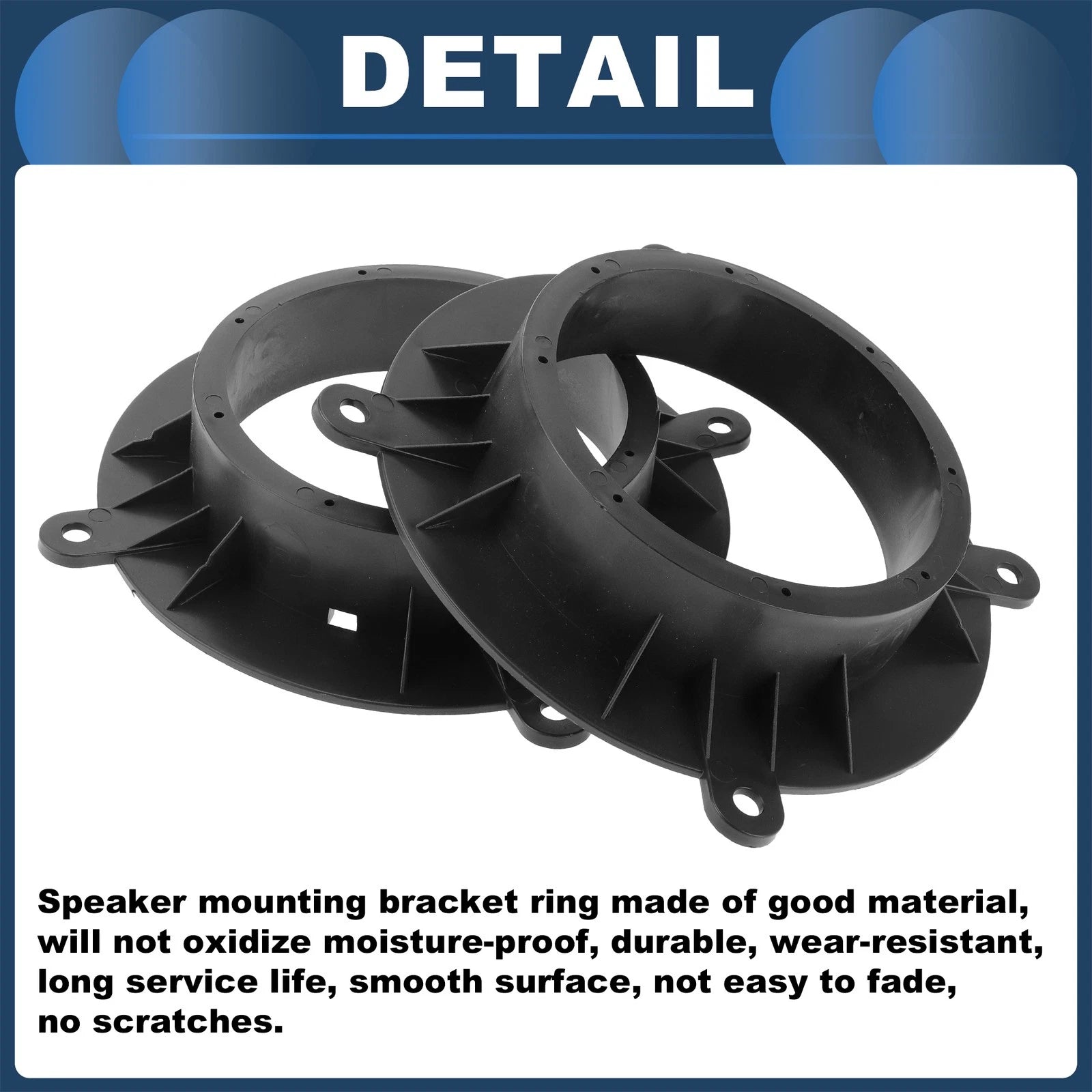 2X Speaker Spacer Ring Adaptor for Mazda CX-5 (2012–2023) 6.5"
