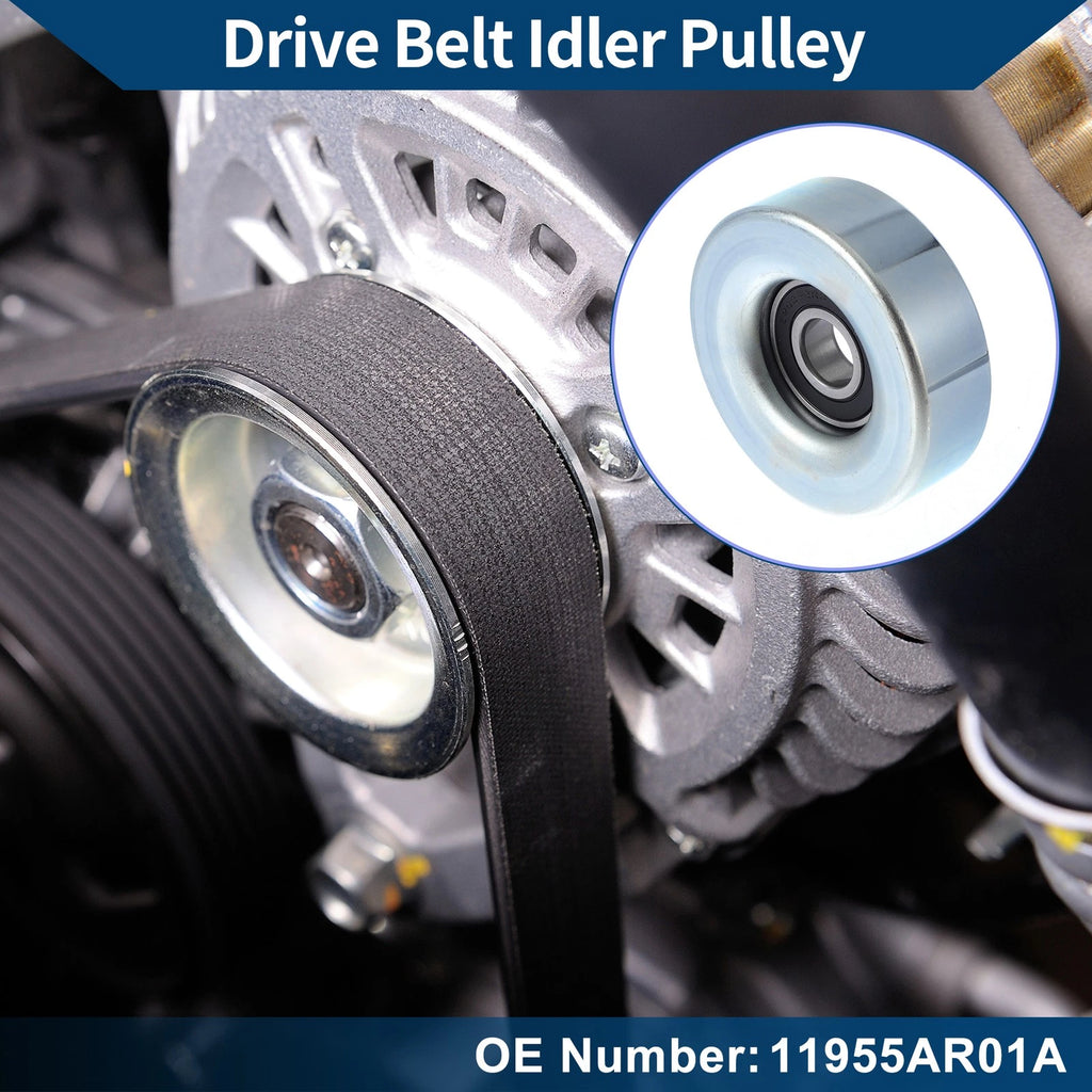 Drive Belt Idler Pulley for Honda Fit (2006–2008) No. 11955AR01A 1 Pc