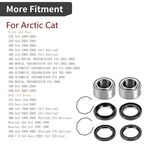 Front Wheel Bearing w/ Seals 2 x for Arctic Cat 400 2x4 (1998–2004)