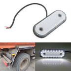 2X LED Oval Side Marker Indicator Light for Trailer Truck