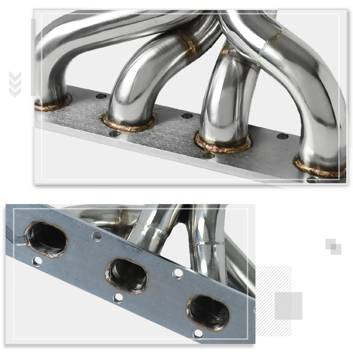 Stainless Steel 4-1 Exhaust Header for Cobalt/HHR/Ion 2.2L/2.4L (2005–2010)