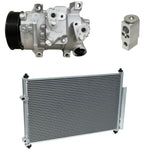 AC Compressor Kit w Condenser for Scion xB 2.4L (2011–2014)