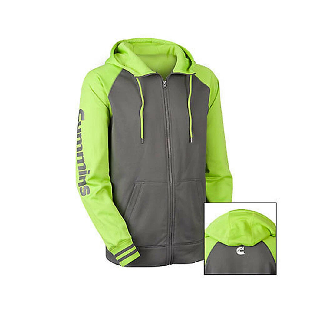 Cummins Hoodie Sweatshirt Zip Fleece Jacket for SM (Year Not Specified)