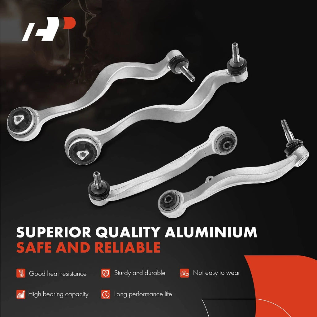 Set of 8 Front Lower Control Arm Bar Links for BMW 525i 528i 530i 535i 545i