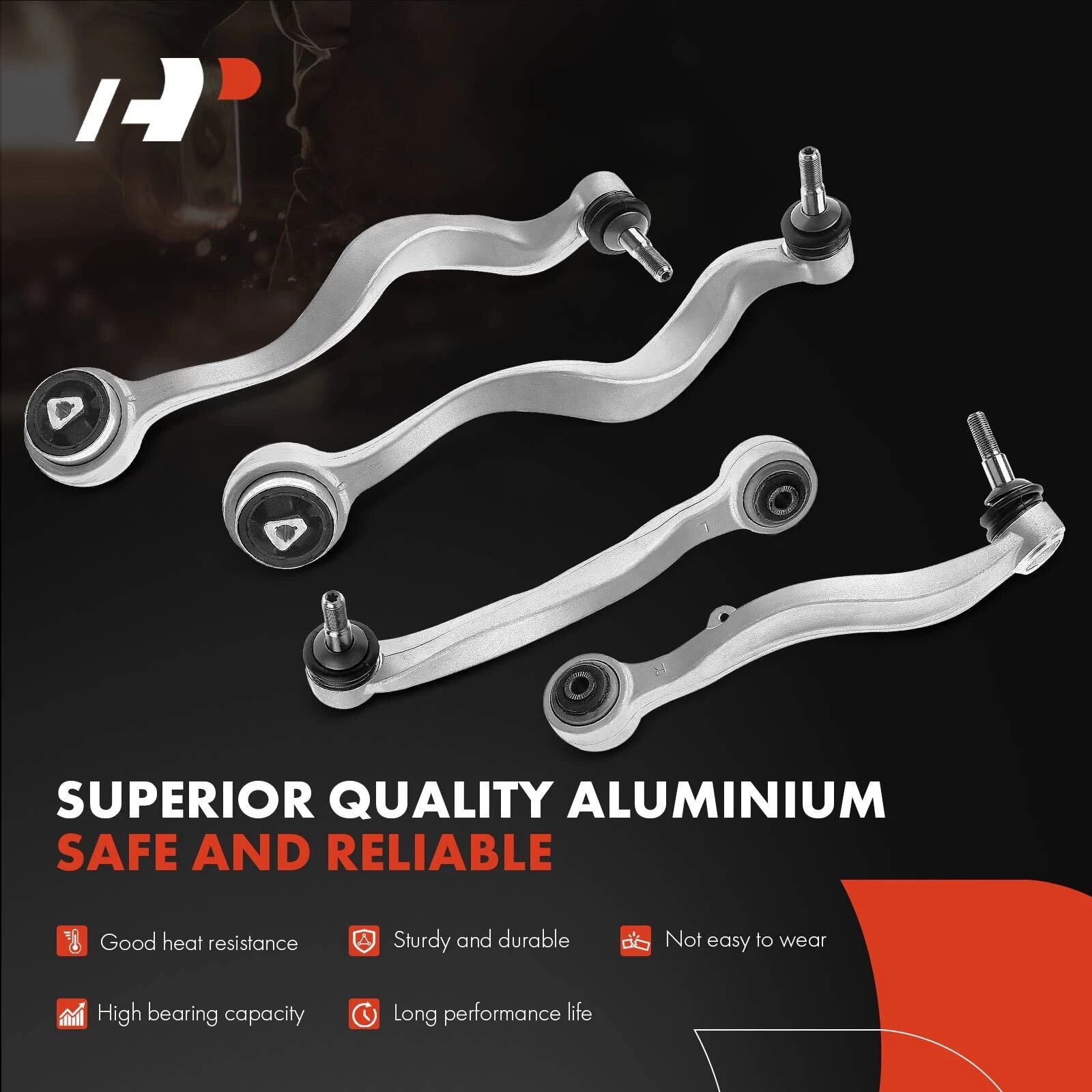 Set of 8 Front Lower Control Arm Bar Links for BMW 525i 528i 530i 535i 545i