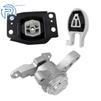 Set of 3 Engine Motor & Transmission Mounts for Ford Fusion (2013–2014)