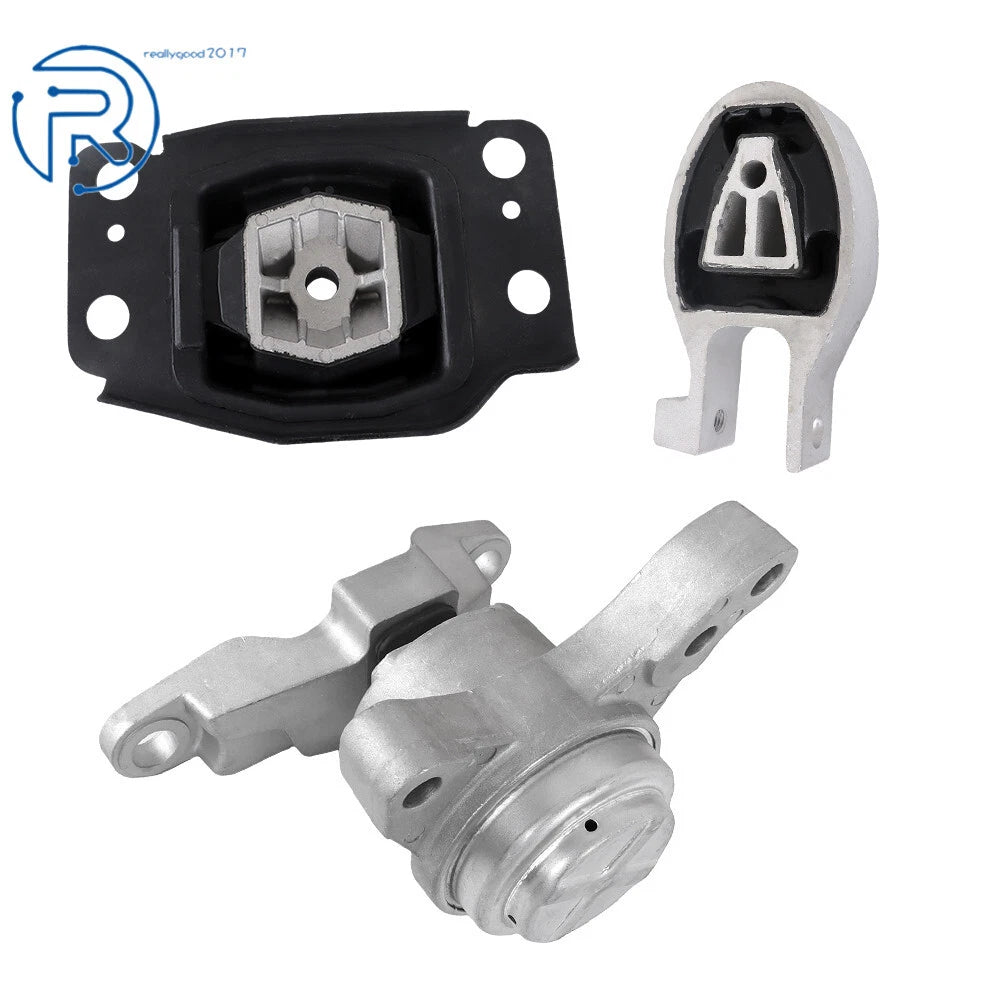 Set of 3 Engine Motor & Transmission Mounts for Ford Fusion (2013–2014)