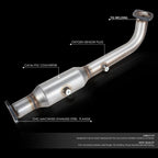 Front Pipe Steel Catalytic Converter for Honda CR-V (2007–2009)