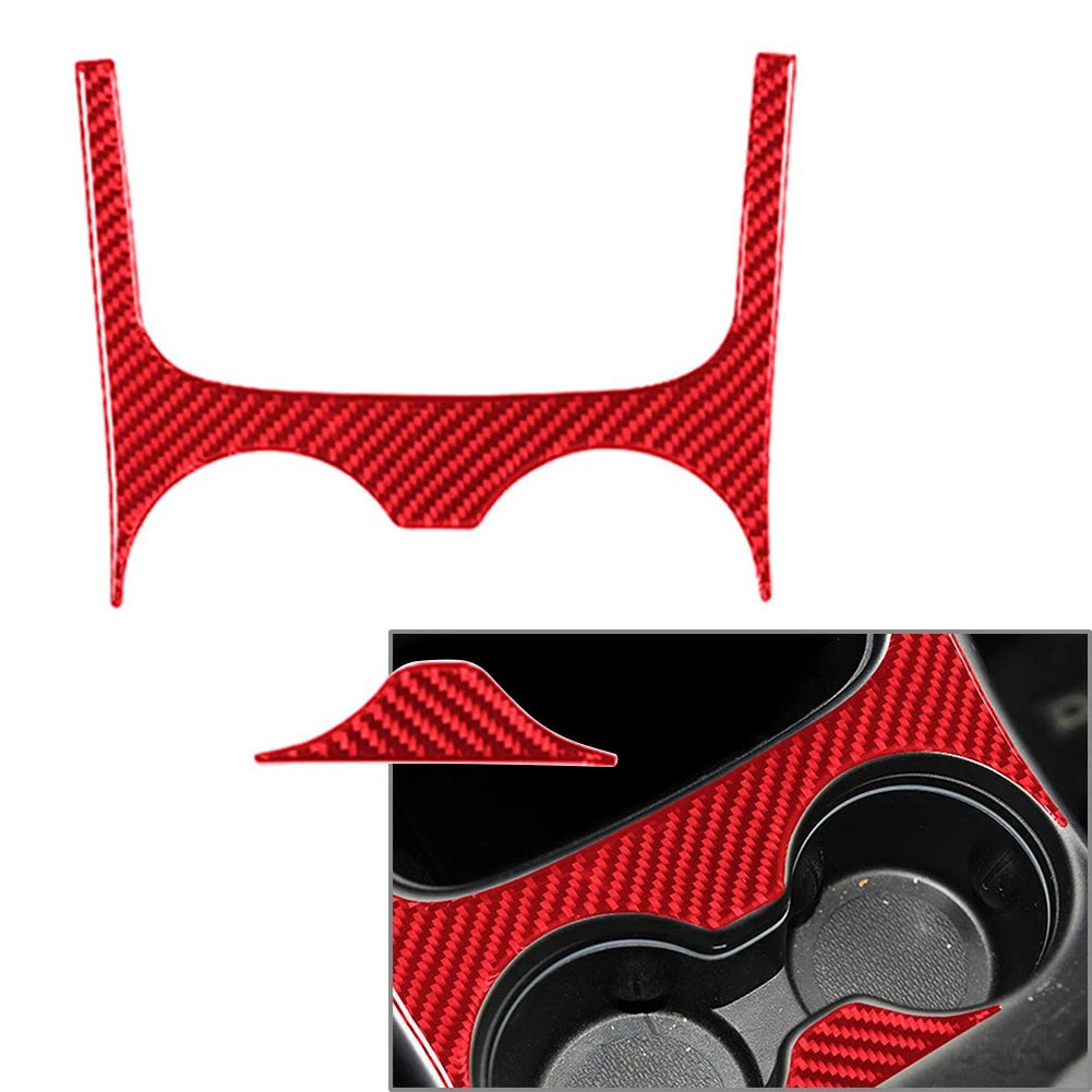 Cup Holder Panel Cover Trim for Dodge Journey (2011–2018) Red ET