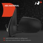 2X Power Mirror Manual Folding Textured Black for Ford Escape (2001-2007)