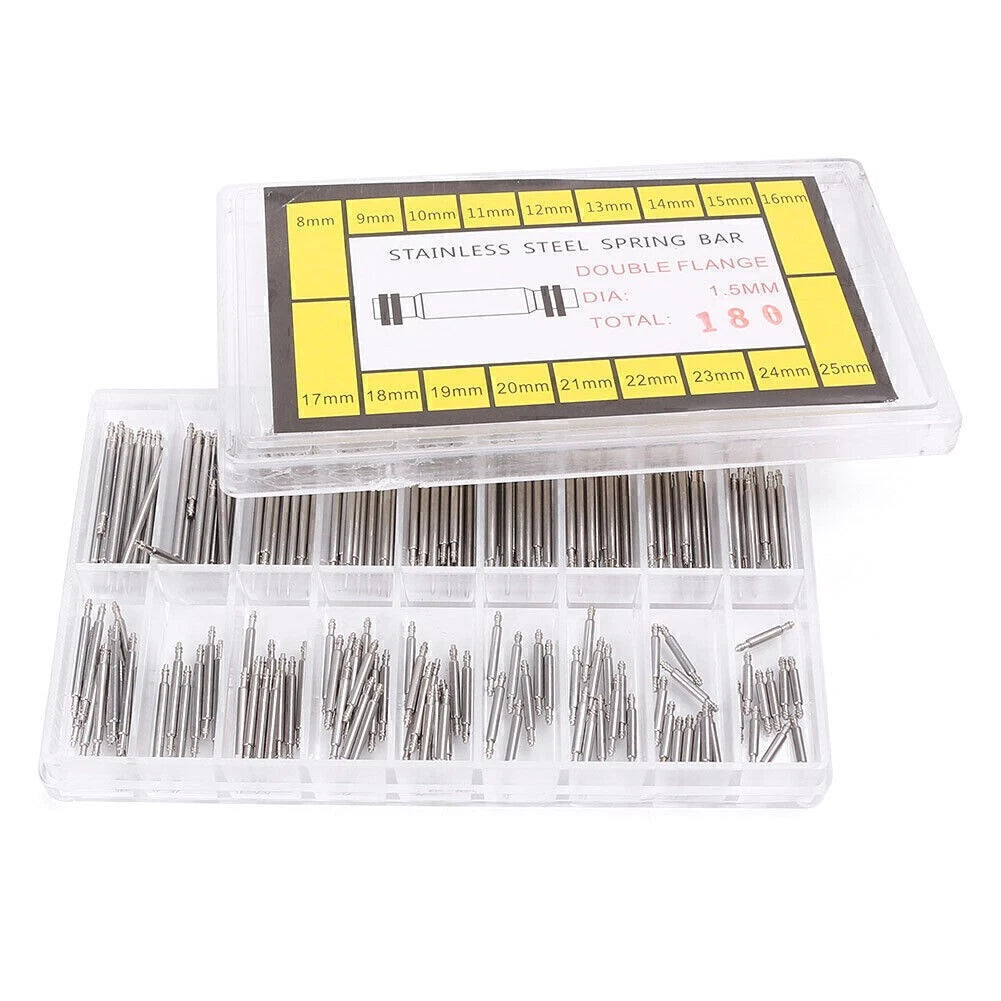 360pcs Watch Band Spring Bars for (8-25mm)
