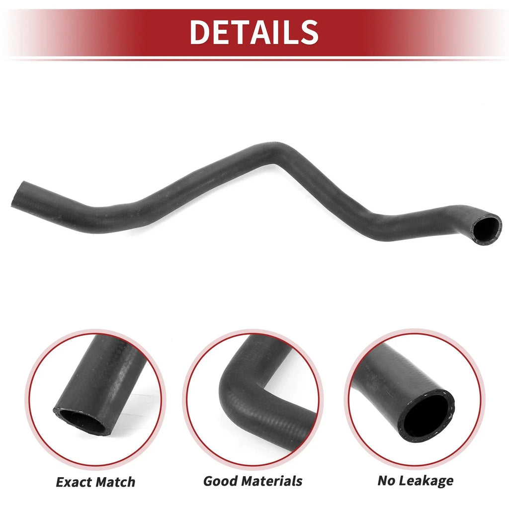 Radiator Hose for Honda Civic 1992-2000 Rubber Black 1 x Piece