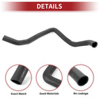 Radiator Hose for Honda Civic 1992-2000 Rubber Black 1 x Piece