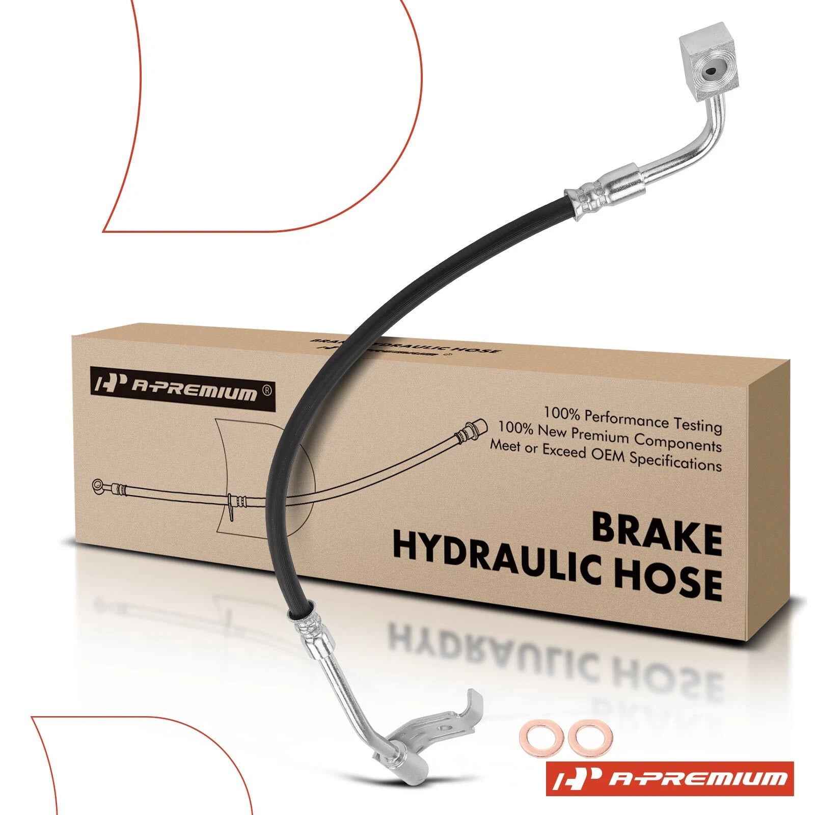 Rear Right Brake Hydraulic Hose for Jeep Wrangler JK (2007)