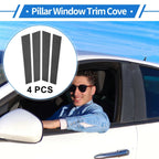 4 Pcs Door Pillar Window Trim for Porsche Panamera Carbon Fiber (2010-2023)
