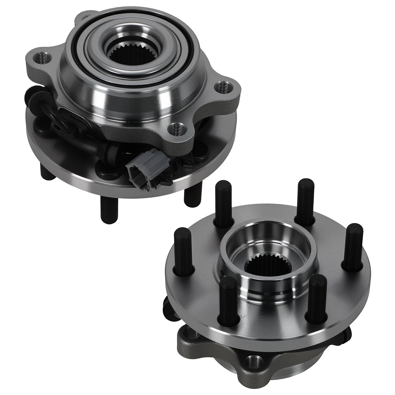 2pc Front Wheel Hub & Bearing Assembly for Nissan Xterra 4x4 (H515065)