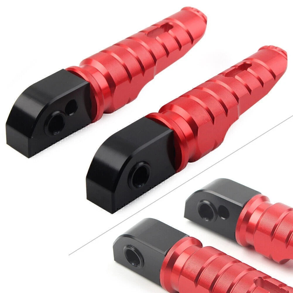 Rear Footrests for Street Scrambler 900 T100 T120 (2017–2023) - Red