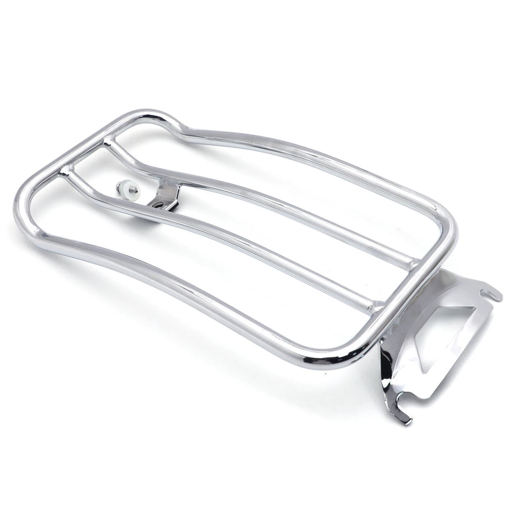 Solo Seat Luggage Rack for Harley Touring FLH/T (1997–2015) (Chrome)